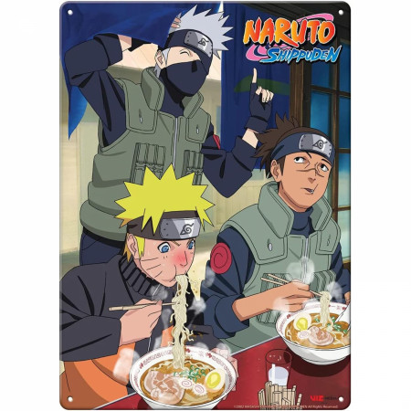 Naruto Ramen Night Metal Sign