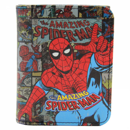 Spider-Man Cover Panels Trifold Wallet