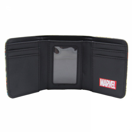 Spider-Man Black Panels Trifold Wallet