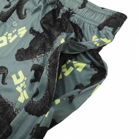 Godzilla Classic All Over Print Pajama Pants