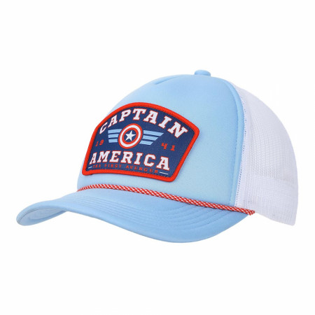 Captain America Woven Label Foam Trucker Hat