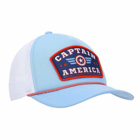 Captain America Woven Label Foam Trucker Hat