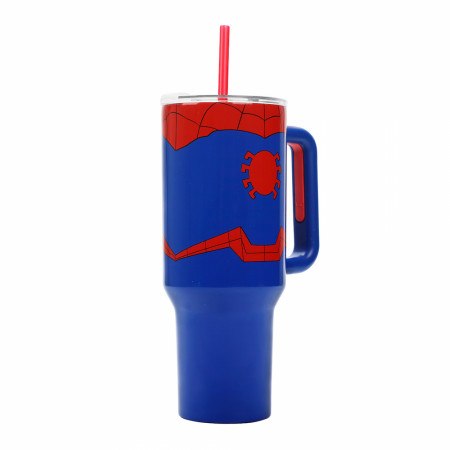 Spider-Man Spidy's Suit 40oz. Stainless Steel Tumbler with Straw