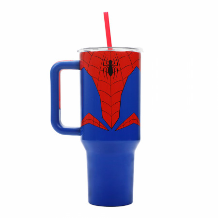 Spider-Man Spidy's Suit 40oz. Stainless Steel Tumbler with Straw