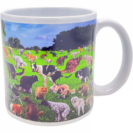 Pooping Puppies Novelty Ceramic 22-Ounce Mug