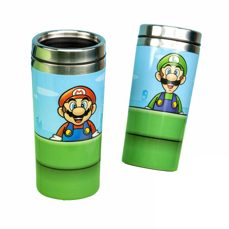 Super Mario Bros. Warp Pipe Stainless Steel Travel Mug