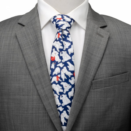 Coca-Cola Iconic Polar Bears on Navy Blue Neck Tie