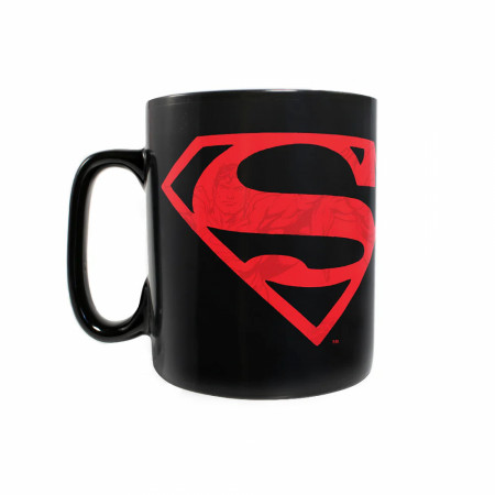 Superman Papercut Comic Morphing Mugs Heat-Change 16oz Mug