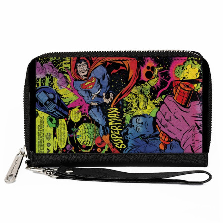 Superman Last Son of Krypton Zip Around Wallet