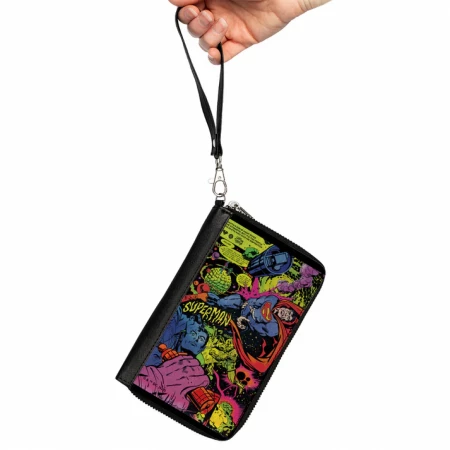 Superman Last Son of Krypton Zip Around Wallet