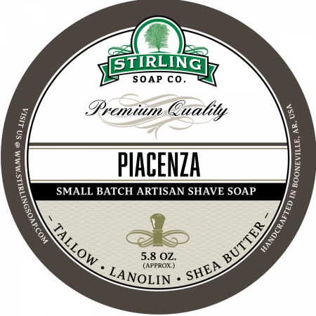 Product image 1 for Stirling Soap Company Piacenza Shaving Soap Jar, 5.8 oz.