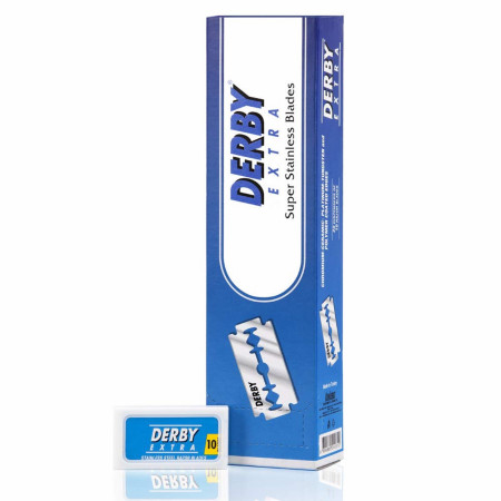 Product image 1 for Derby Extra Double Edge Stainless Steel Razor Blades (blue)