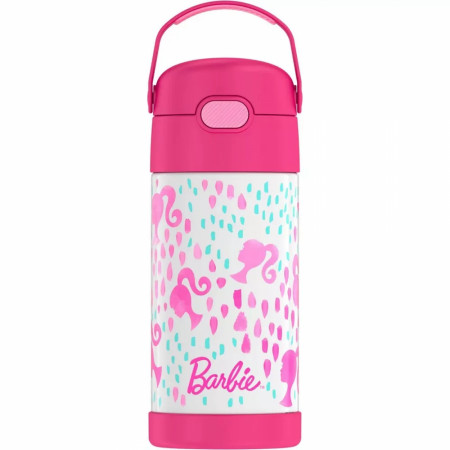 Barbie Collage Thermos Funtainer 12 Ounce Bottle