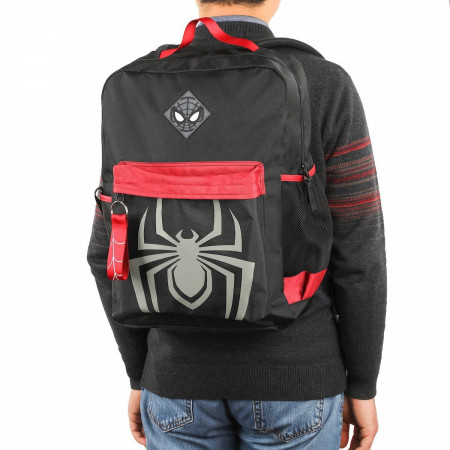 Spider-Man Miles Morales Symbol Laptop Backpack