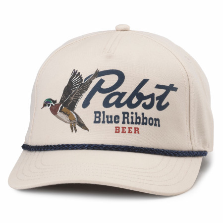 Pabst Blue Ribbon Duck Hunting Adjustable Rope Hat