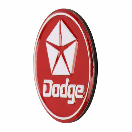 Dodge Classic Logo Embossed Tin Magnet