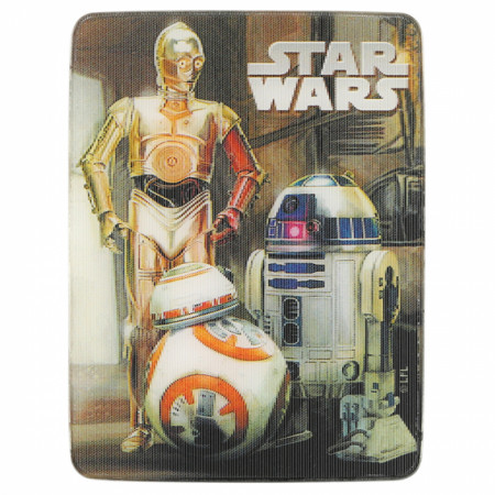 Star Wars Droids C3PO, R2-D2, BB-8 Group 3D Magnet