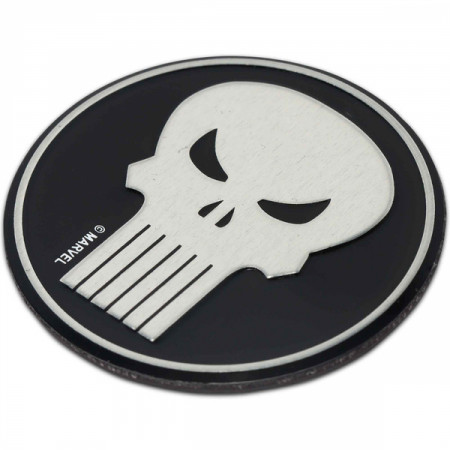 Marvel Punisher Logo Embossed Metal Magnet