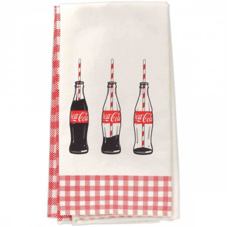 Coca-Cola Gingham Kitchen Towel Set
