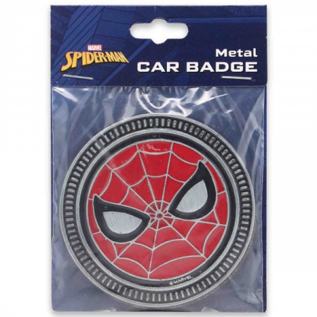 Spider-Man Mask Adhesive Metal Car Emblem