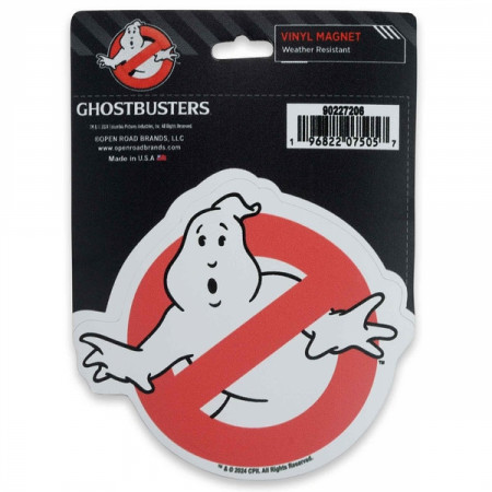 Ghostbusters No-Ghost Logo Vinyl Magnet