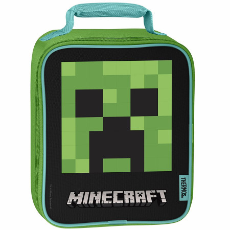 Minecraft Creeper Face Thermos Upright Lunch Box