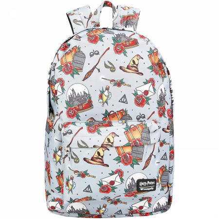 Harry Potter Tattoo Pattern Backpack By Loungefly