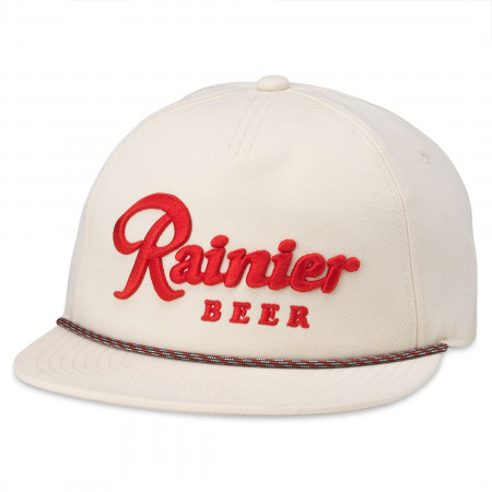 Rainier Beer Logo Cream Colorway Adjustable Hat