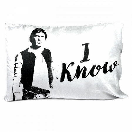 Star Wars I Love You / I Know Reversible 1-Pack Pillowcase
