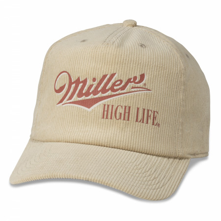 Miller High Life Beer Printed Corduroy Hat