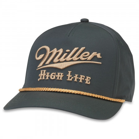 Miller High Life Embroidered Logo Traveler Adjustable Hat