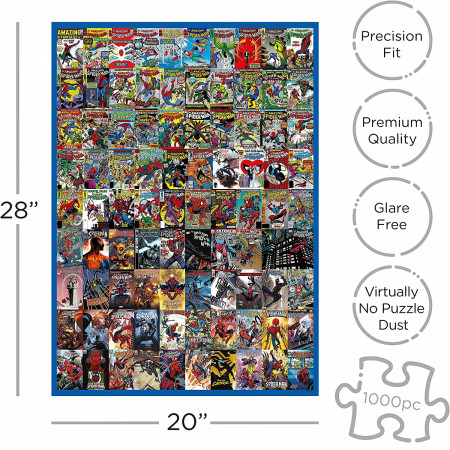 Marvel Spider-Man Comic Covers 1000 Piece Jigsaw Puzzle
