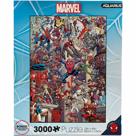 Spider-Man Heroes 3,000 Piece Jigsaw Puzzle with Character Key