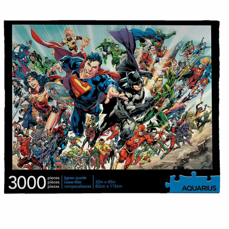 DC Cast Team Up 3000 Piece Puzzle