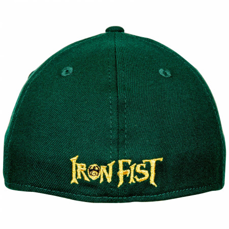 Iron Fist Dragon Symbol New Era 39Thirty Fitted Hat