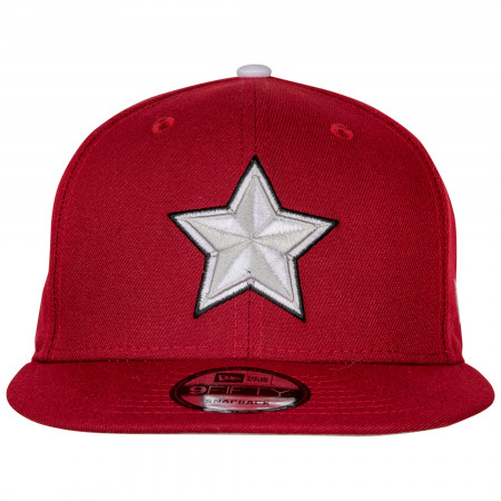Red Guardian Symbol in Black Widow Movie New Era 9Fifty Adjustable Hat
