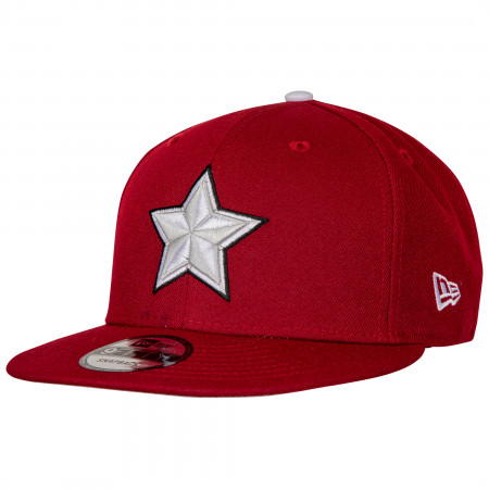 Red Guardian Symbol in Black Widow Movie New Era 9Fifty Adjustable Hat