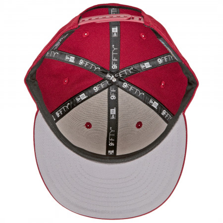 Red Guardian Symbol in Black Widow Movie New Era 9Fifty Adjustable Hat