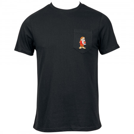 Grumpy Disney Character Pocket T-Shirt
