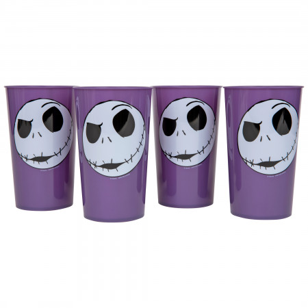 Nightmare Before Christmas 20 Ounce Color Changing Cups 4-Piece Set