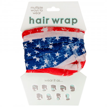 American Flag Face Mask and Hair Wrap