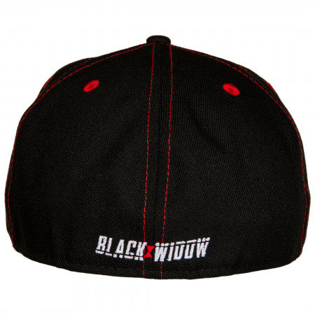 Black Widow Movie Logo With Title Text New Era 59Fifty Fitted Hat