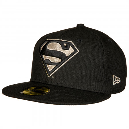 Superman Silver Symbol New Era 59Fifty Fitted Hat