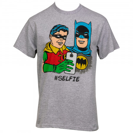 Batman And Robin Selfie T-Shirt