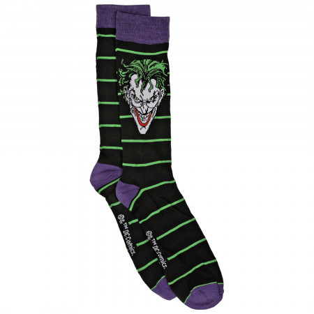 DC Villains The Joker 2-Pair Pack of Casual Crew Socks