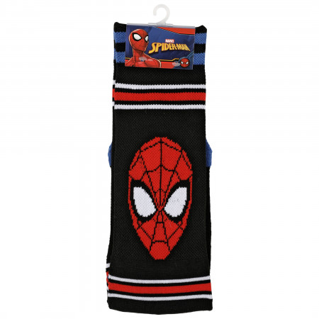 Spider-Man Face Waffle Cushion Crew Socks