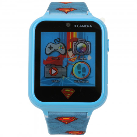 Superman Symbols All Over Accutime Interactive Kids Watch