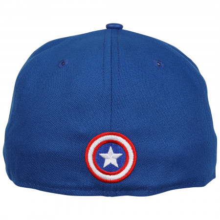 All New Captain America Armor 39Thirty Flex Fitted New Era Hat