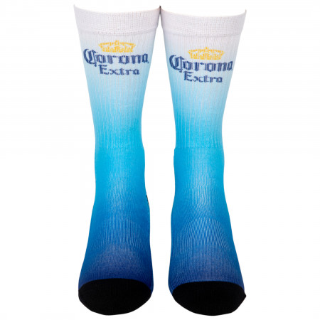 Corona Extra Blue Ombre Crew Socks