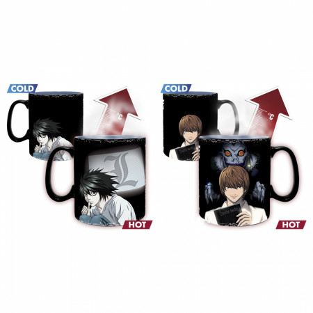 Death Note Kira & L Magic Mug